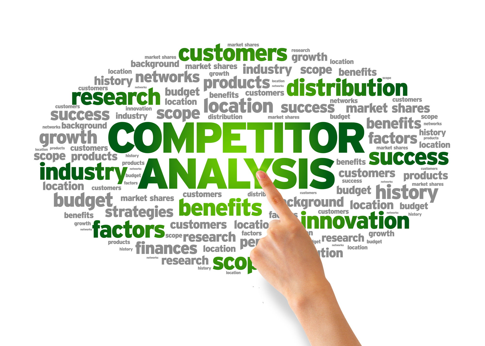 Competitor analysis illustration